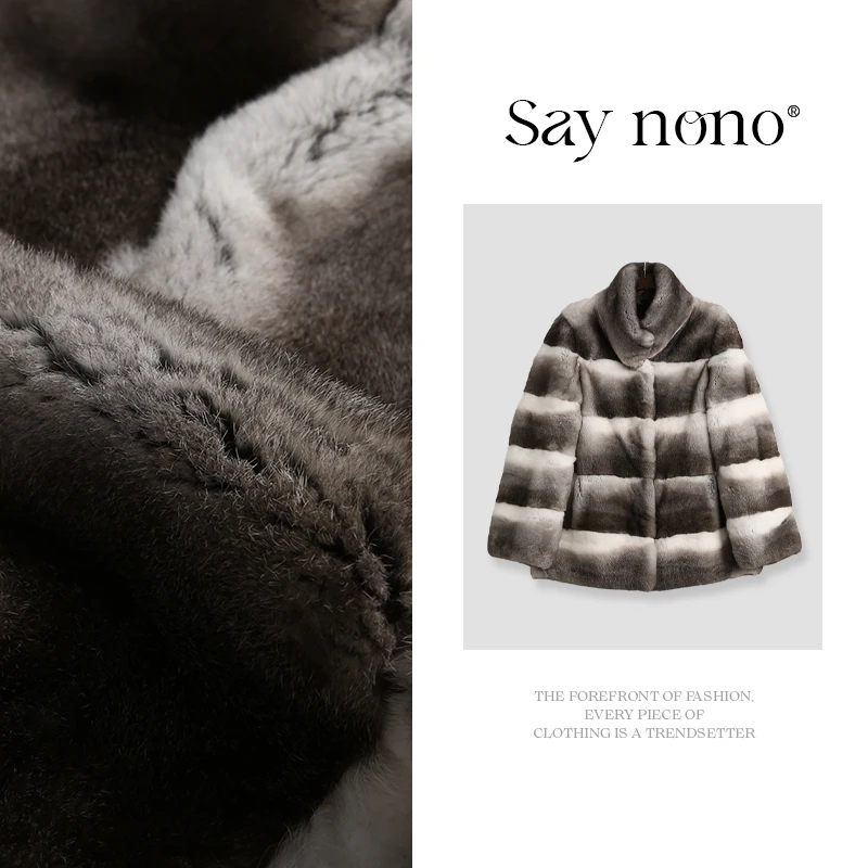 懒猫nono│Saynono 进口獭兔天然原色皮草/MDL002