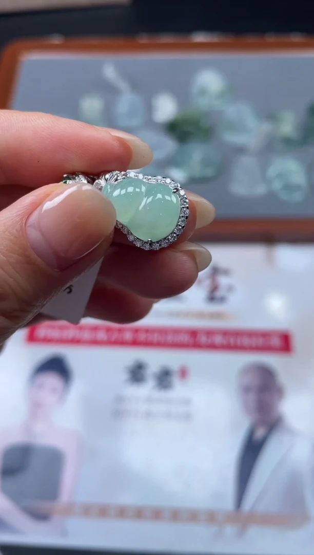 【闪购商品】定制翡翠银S925镶嵌03-10HDJT0154207