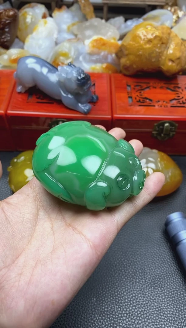 未镶嵌手把玛瑙/玉髓高**水00