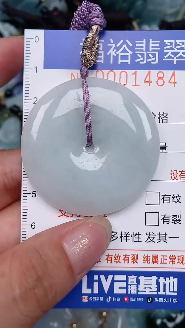 翡翠未镶嵌颈饰...0001484