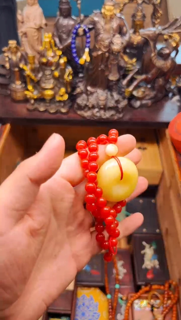 南红玛瑙未镶嵌颈饰安哥专属精品链接54G4