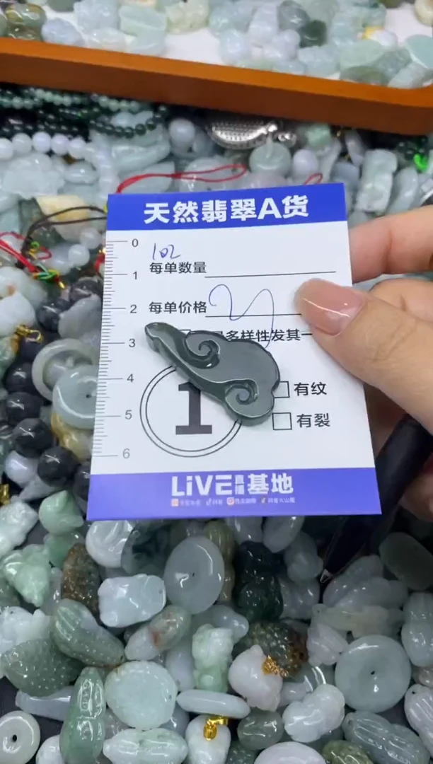 颈饰未镶嵌翡翠天然翡翠A货批量多样性发一件
