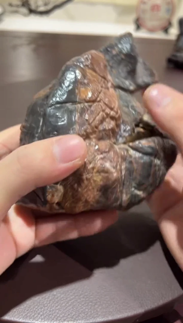 手****9意境典雅砚台烟缸摆件