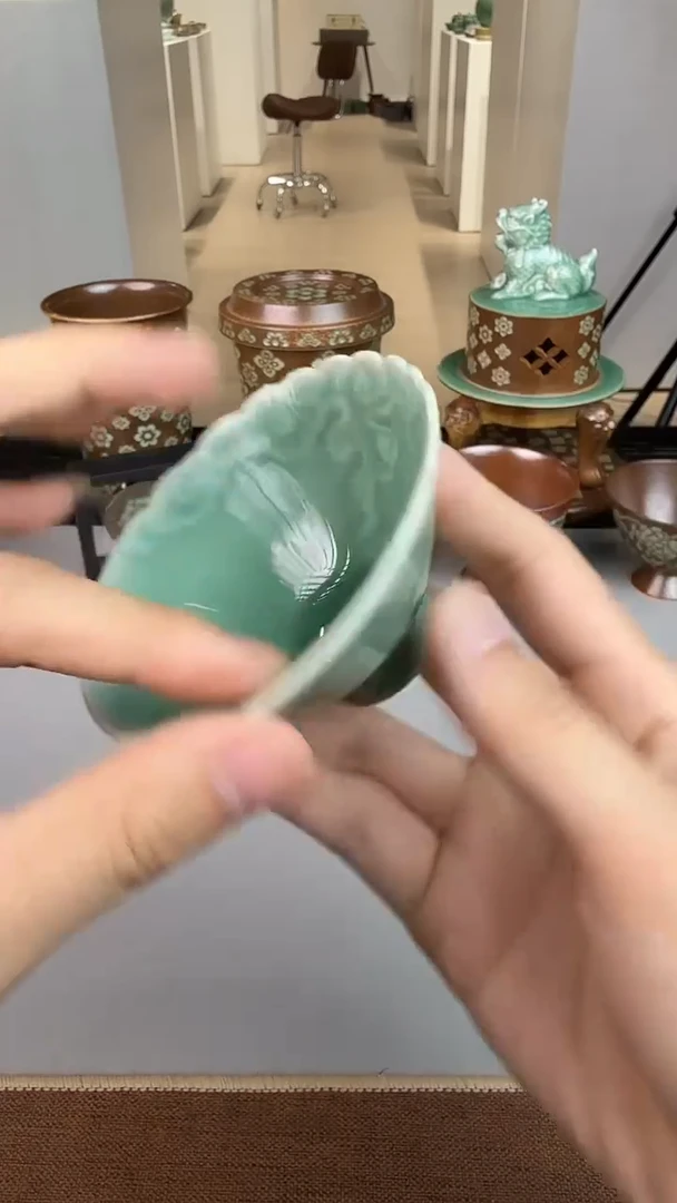 龙泉窑手工茶器包邮