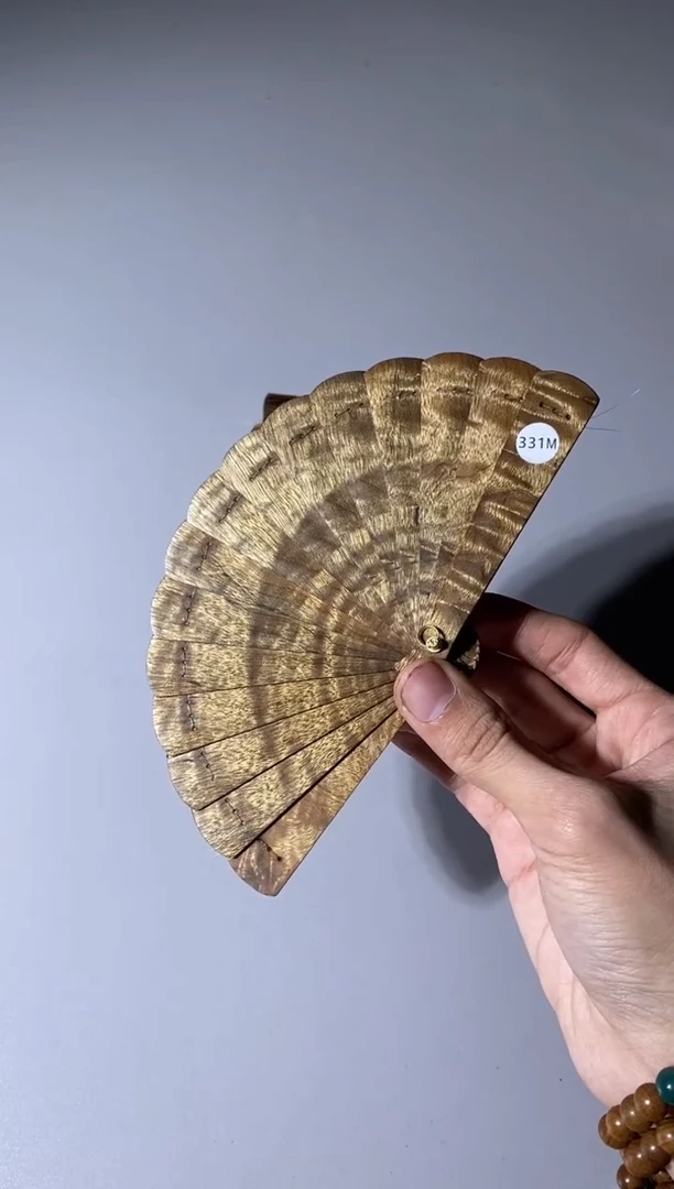 【闪购商品】金丝楠331号10cm金丝楠迷你扇