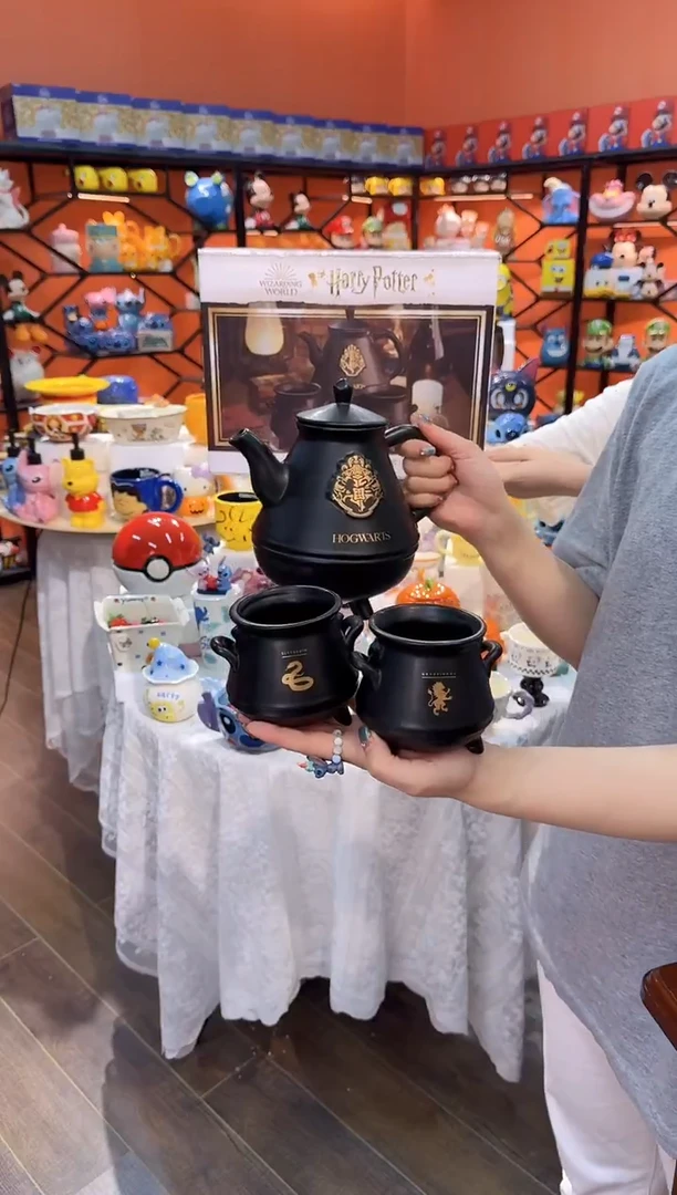瓷片@@哈利·波特水壶一壶两杯