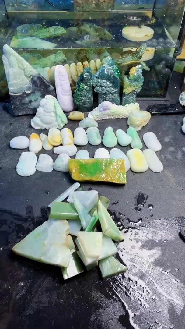 未镶嵌挂件翡翠天然翡翠005