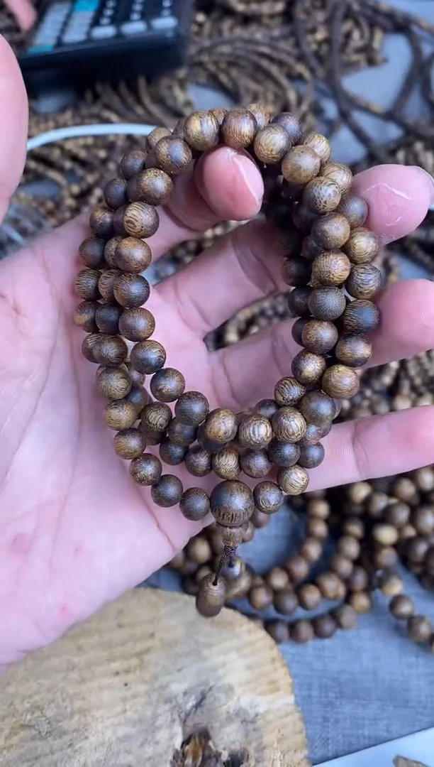 手串沉香千里香07圆珠多圈棋楠手串多样性发一