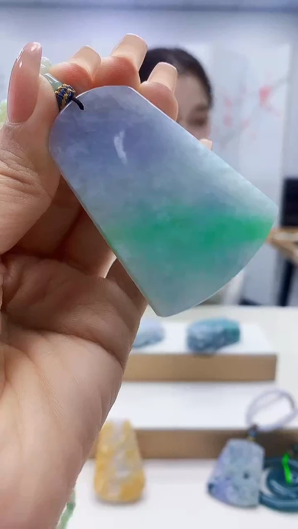 未镶嵌定制翡翠3099ty-毛货挂件18