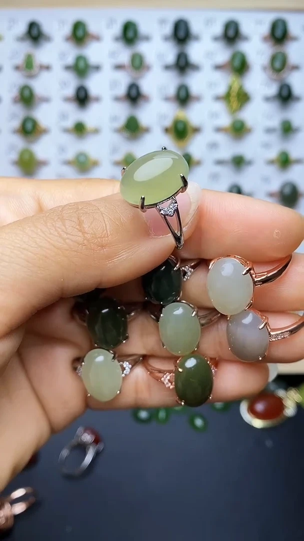 【闪购商品】和田玉戒指未镶嵌1