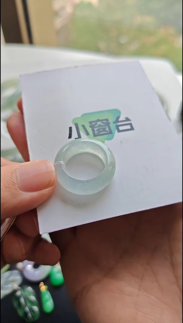 未镶嵌戒圈翡翠7翡翠戒圈未镶嵌15号