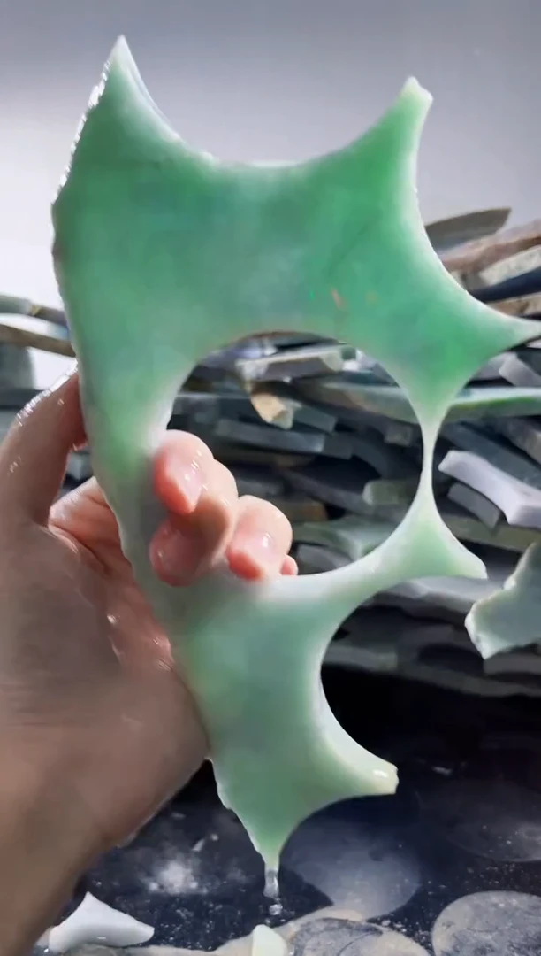 裸石翡翠缅甸翡翠A货文5202