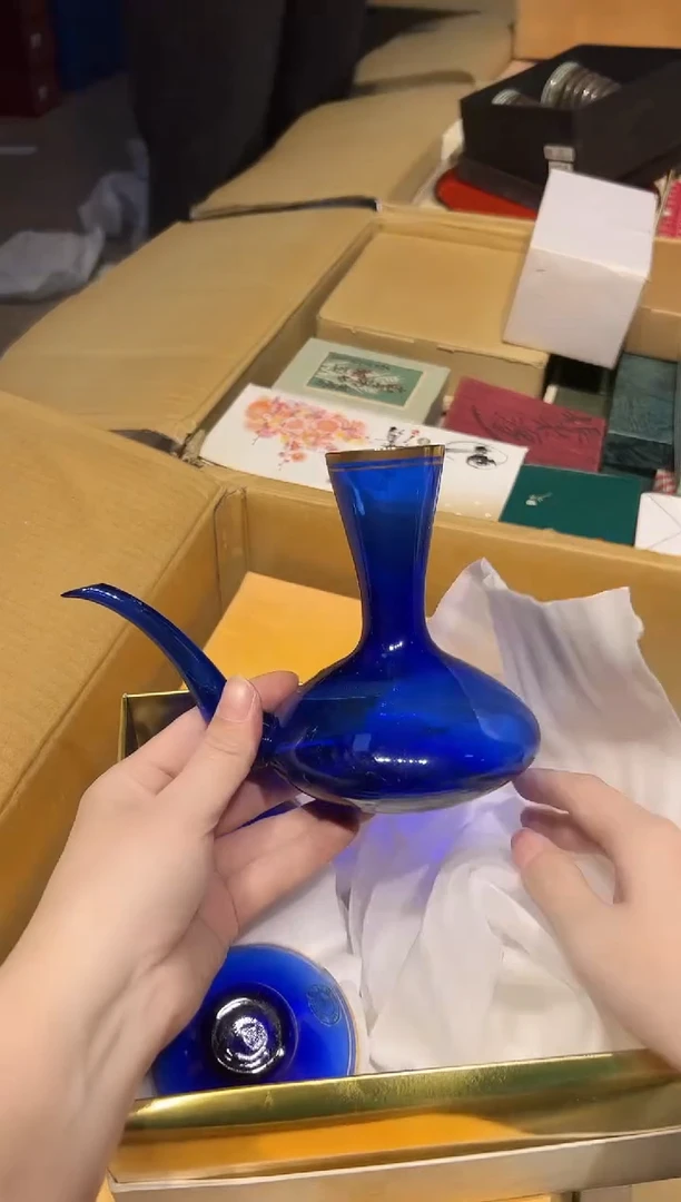 玻璃0101茶周边中古品工艺品