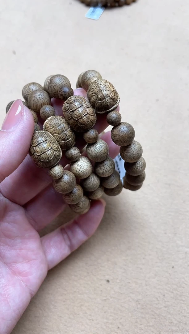 【闪购商品】沉香手串菩萨棋1.1+雕刻富甲单圈多样性发其一