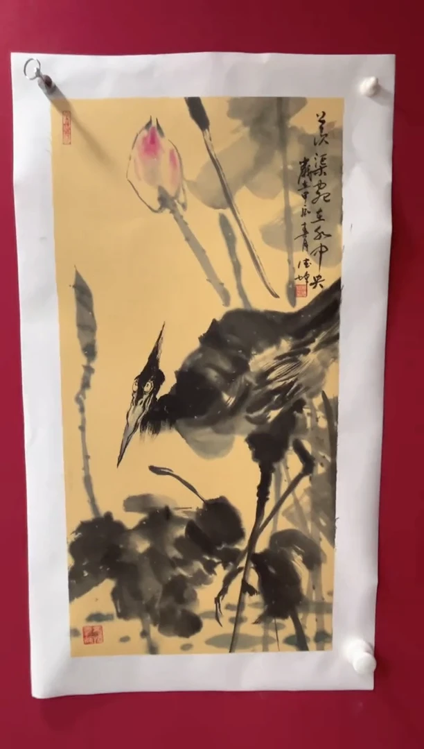 国画国画林德坤老师 两平尺