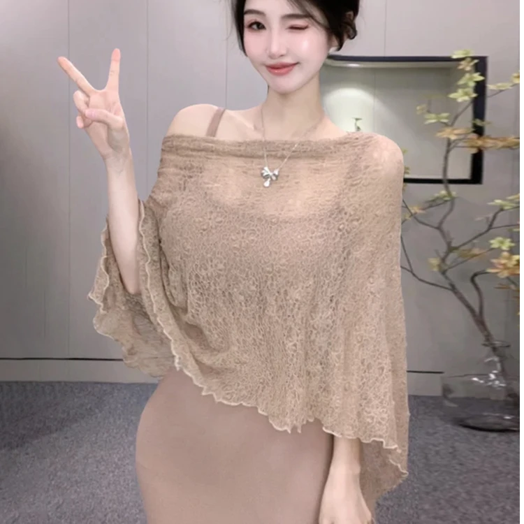 纯欲性感吊带连衣裙外搭高级感罩衫女春季新款修身显瘦包臀裙套装