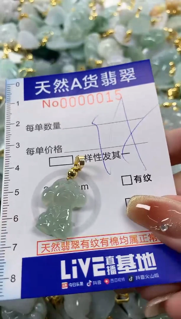 颈饰未镶嵌翡翠天然A货翡翠