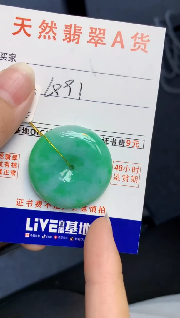 颈饰未镶嵌翡翠天然缅甸A货翡翠