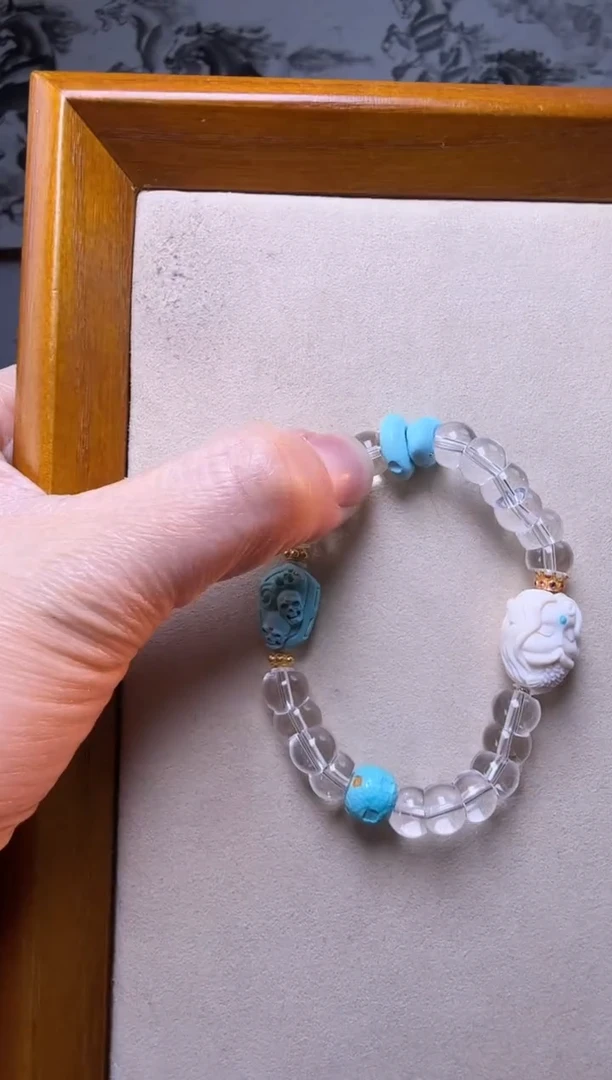 【闪购商品】水晶手串18K金镶嵌时尚百搭A1476