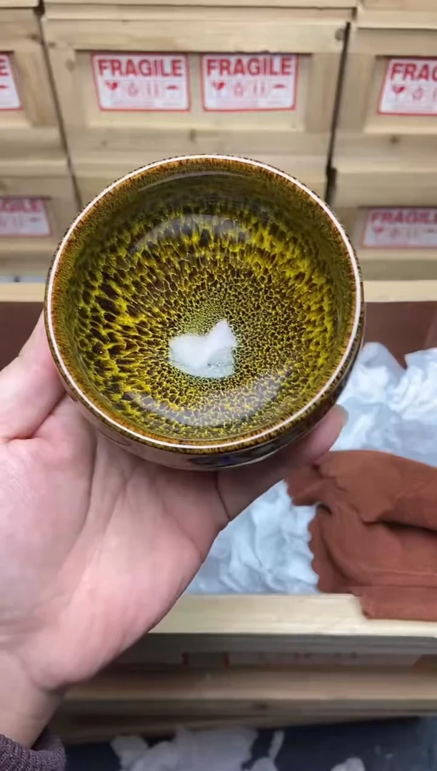 茶盏金玉满堂 将军号建盏主人杯