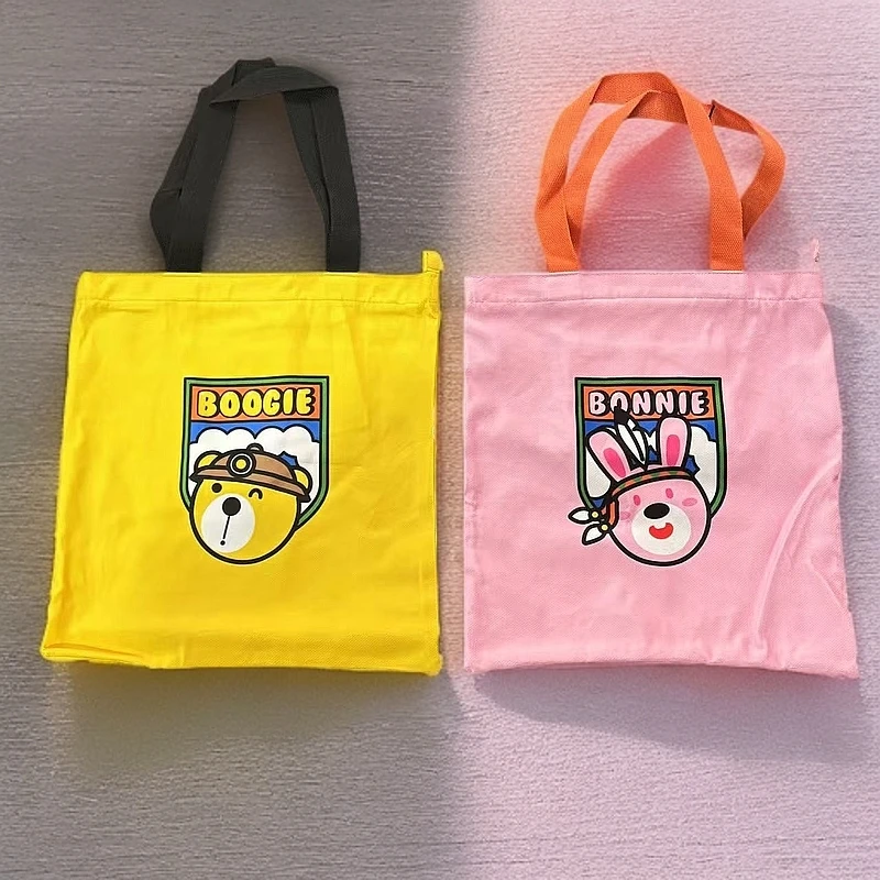9336卡通图案帆布手提袋