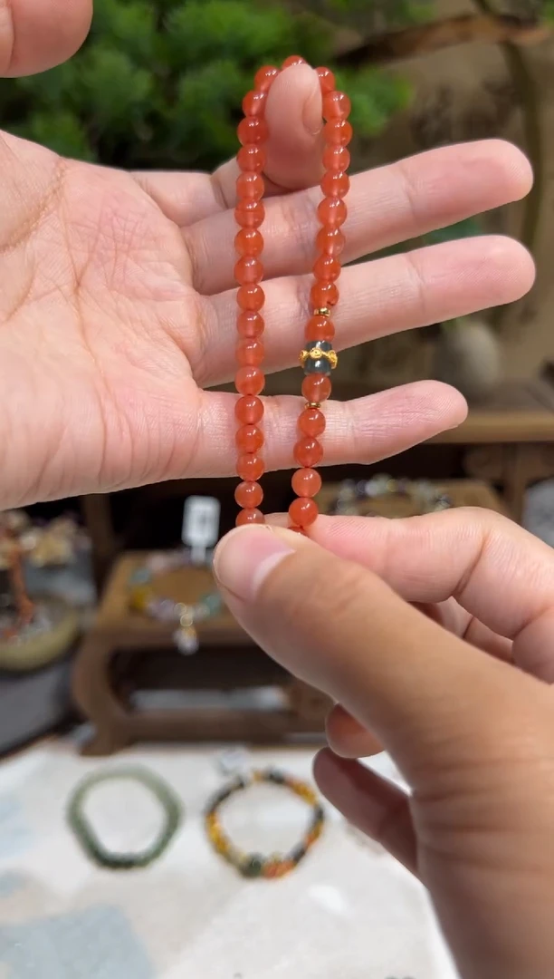 未镶嵌手链南红玛瑙手饰@@