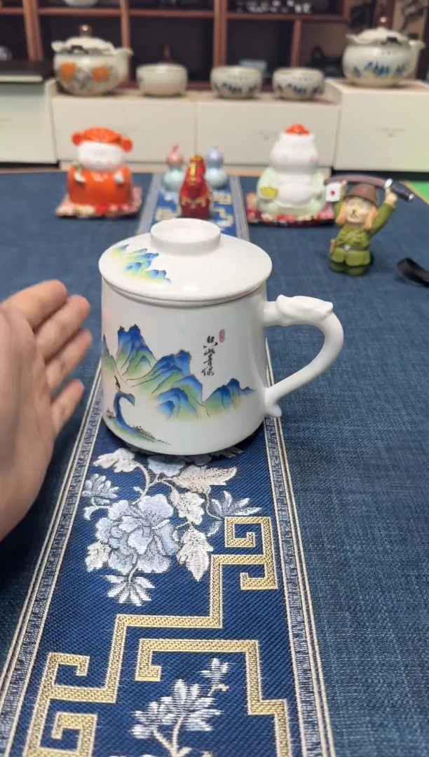 白瓷办公杯11111