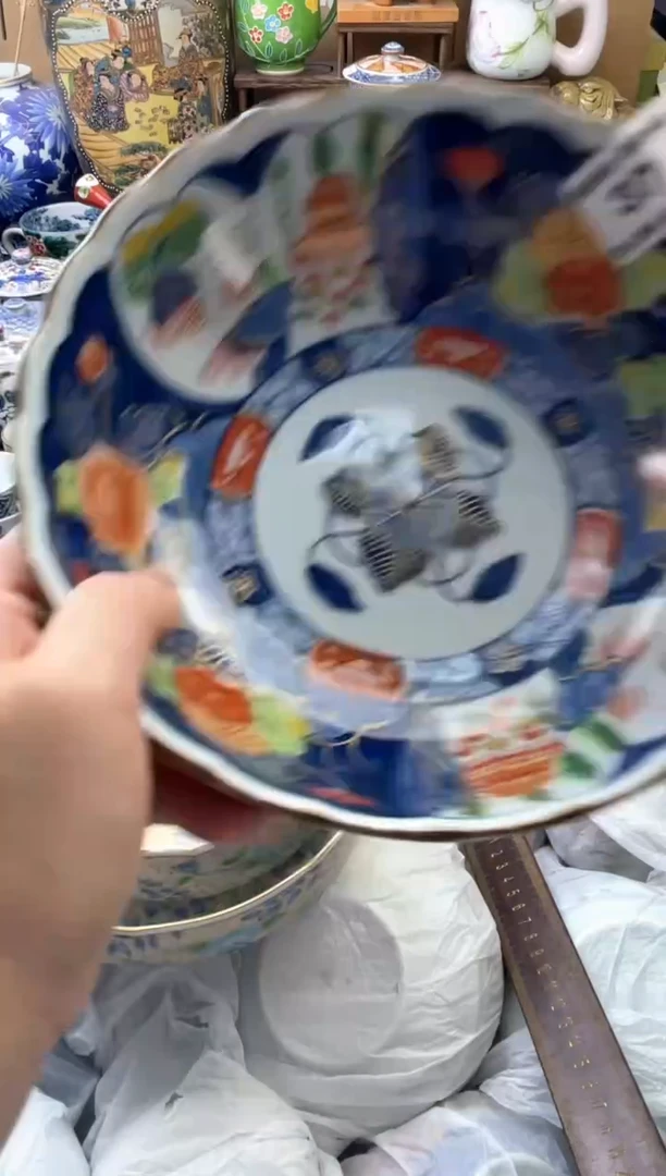 瓷片D37号六六工艺品瓷器