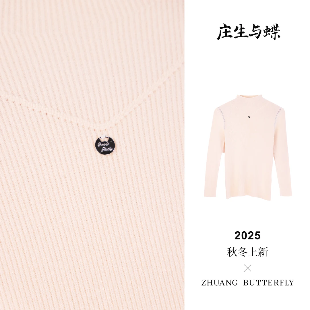 新款高领针织长袖厚款上衣时尚百搭打底秋冬套头气质内搭WZ0071