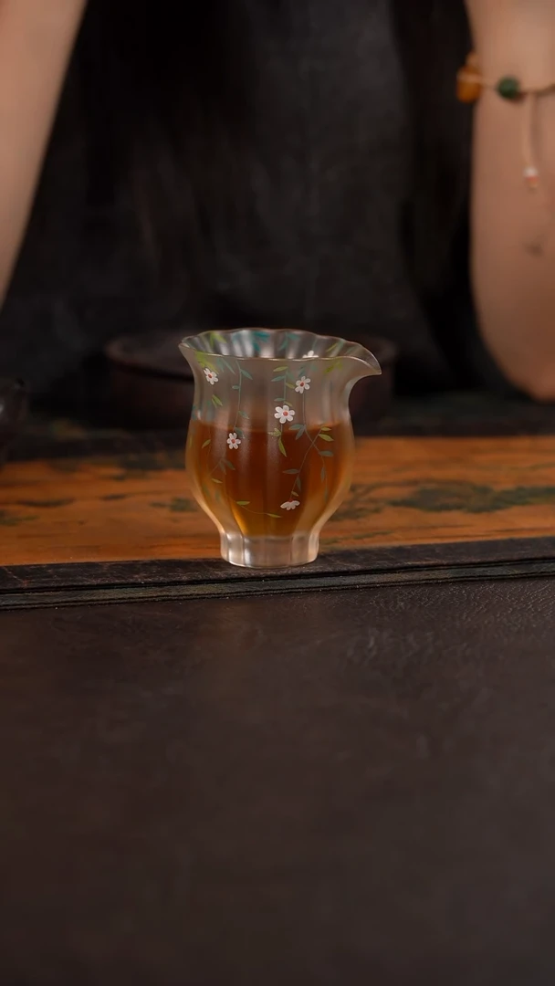 陶瓷杯周边琉璃心缘甄加彩公道柳叶吊篮