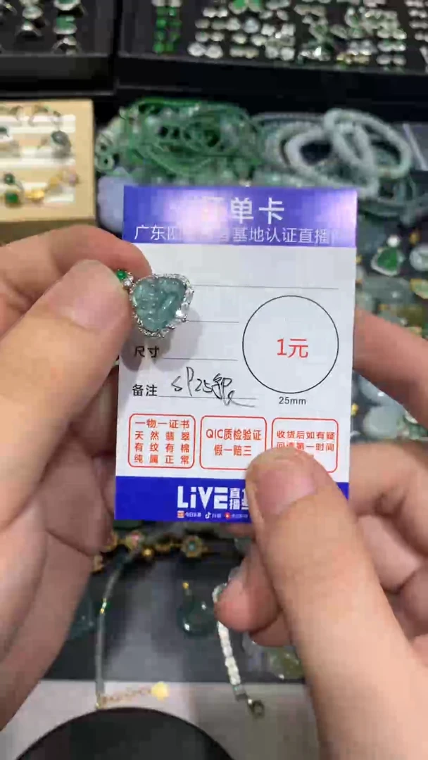 翡翠未镶嵌颈饰佛公