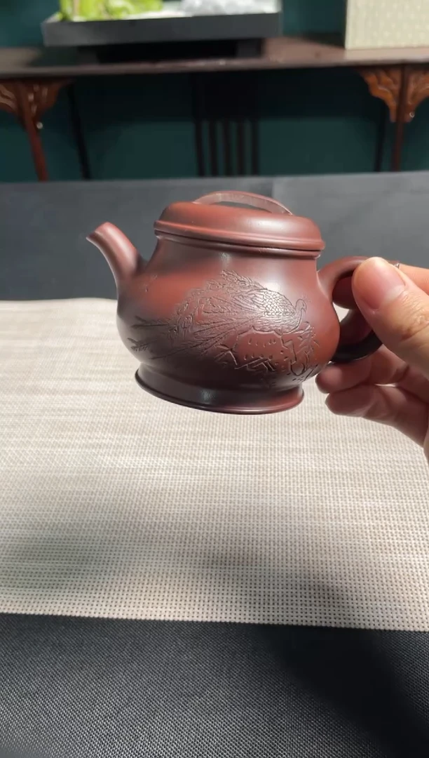 茶壶紫砂55 宜兴原矿紫砂