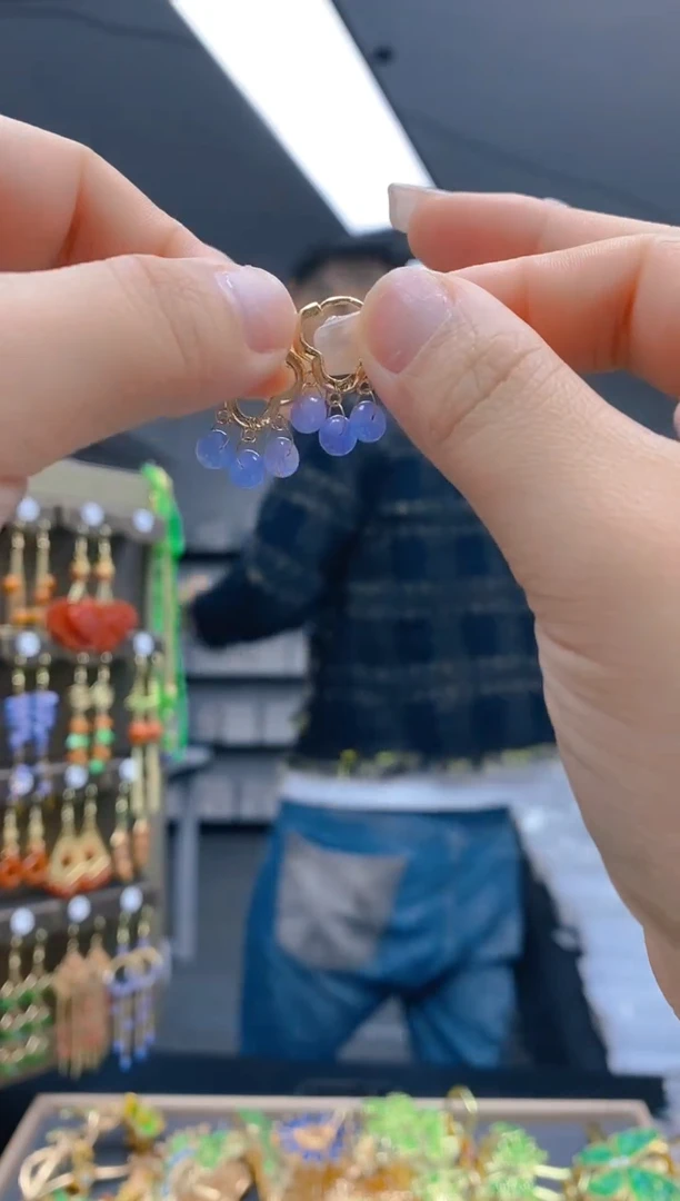 【闪购商品】翡翠耳饰合金59翡翠耳包