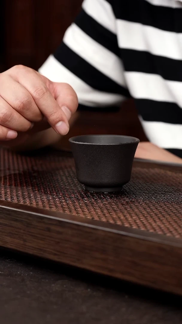 茶壶紫砂黑料铃铛杯