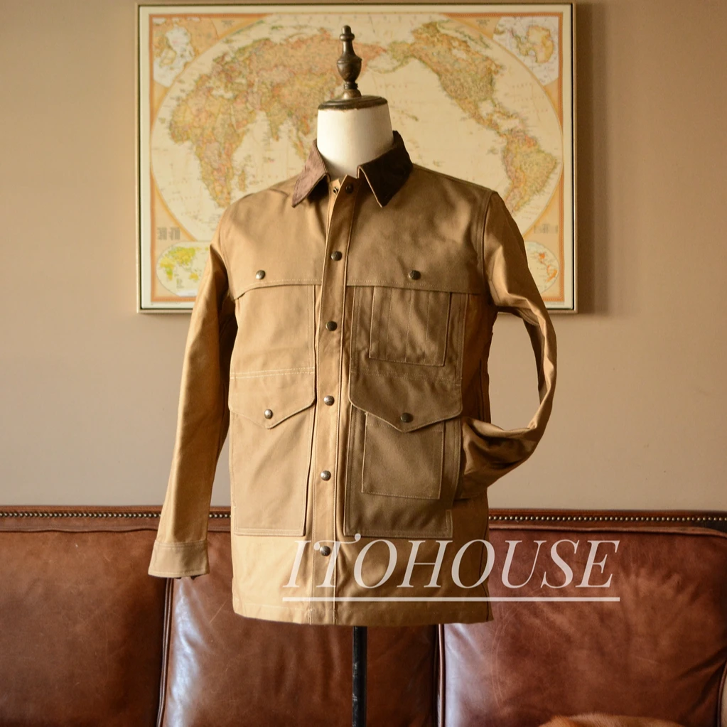 ITOHOUSE出品 Dutton Jacket卡其色拼色猎装外套