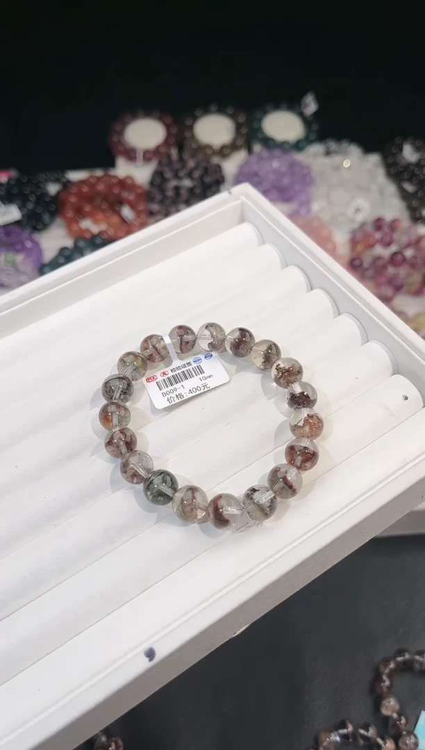 【闪购商品】水晶手链未镶嵌多样性发一莫奈幽灵10mm