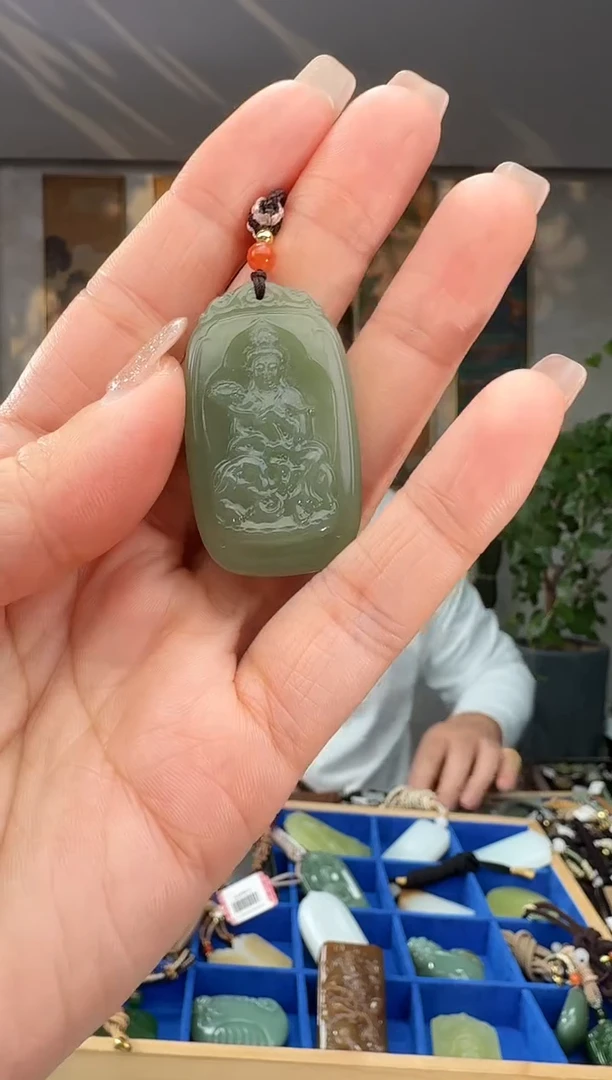 颈饰未镶嵌和田玉拍一发一多样性发货