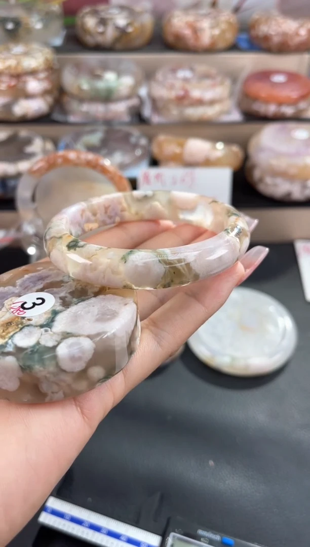 未镶嵌手镯石英质玉@***！57