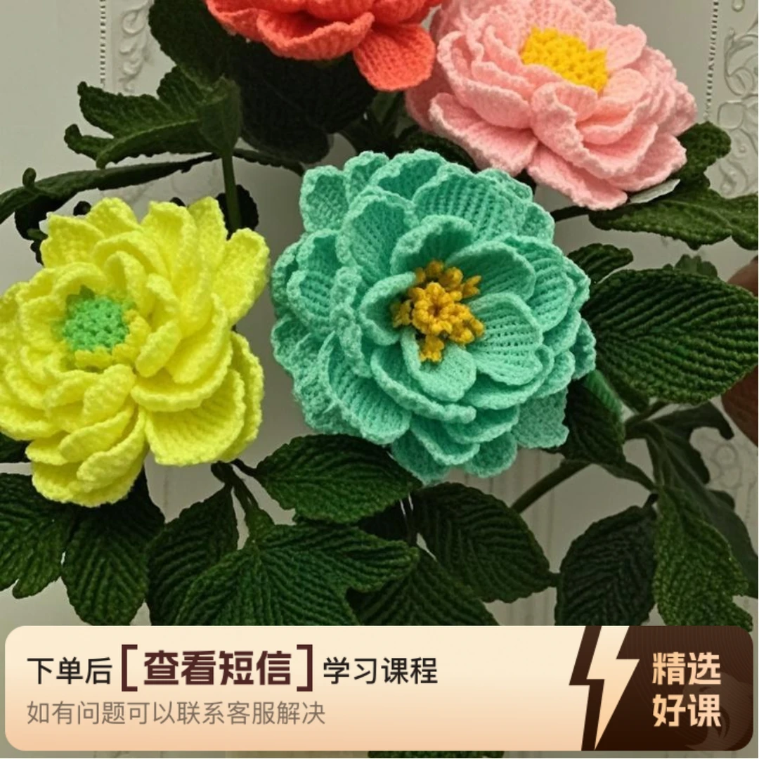 一款多色牧丹和一款吊兰知识服务读书卡