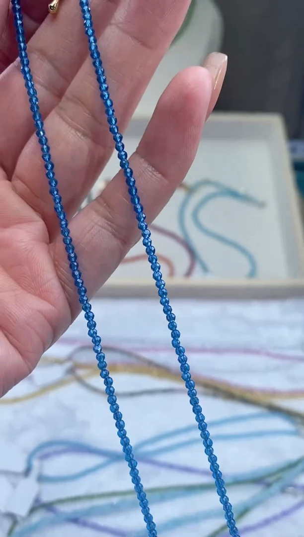 【闪购商品】尖晶石颈饰14K金镶嵌诗颜珠宝甄选SYZB62