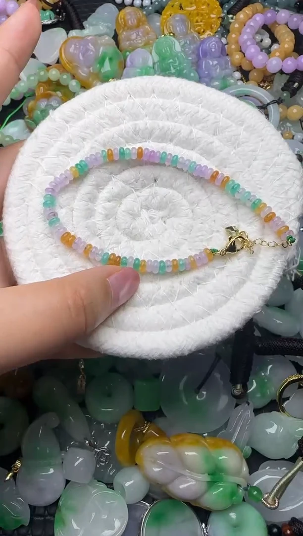 颈饰未镶嵌翡翠缅甸翡翠吊坠