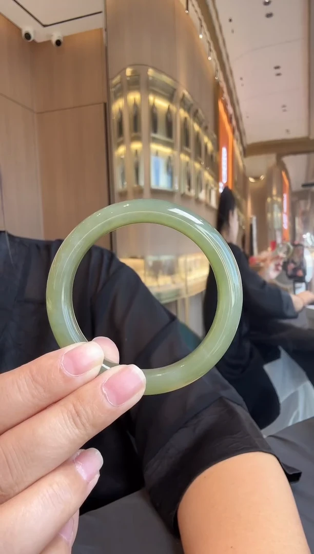 未镶嵌手镯和田玉晚*-冰猫镯53