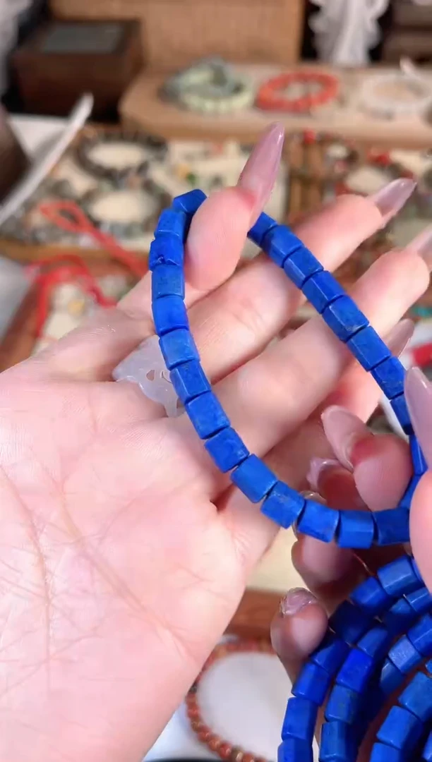 未镶嵌青金石手链多样性发其一孤品默认微瑕