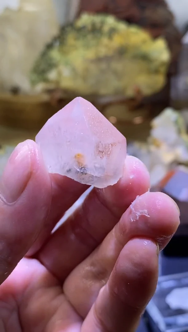 未镶嵌珠宝半成品水晶57号四川美姑超七花园水晶