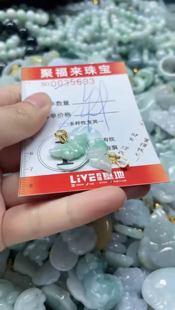 【闪购商品】翡翠颈饰未镶嵌闪购0035693多样性发其一