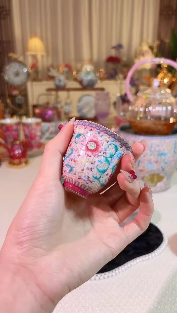 【闪购商品】瓷花开盛世-静雅小杯