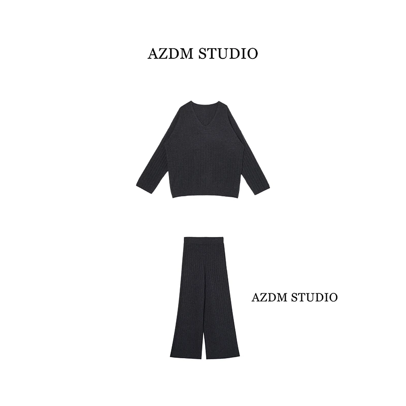 [AZDM]重磅羊绒针织套装