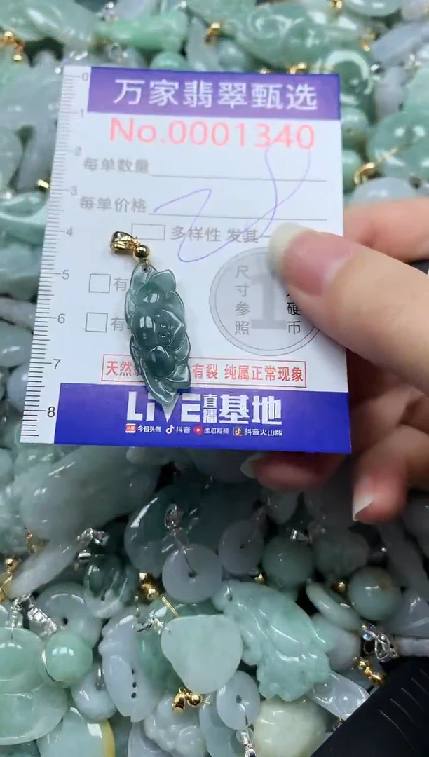 吊坠(不含链)未镶嵌翡翠1340