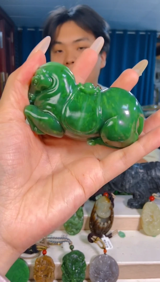 和田玉未镶嵌挂件1