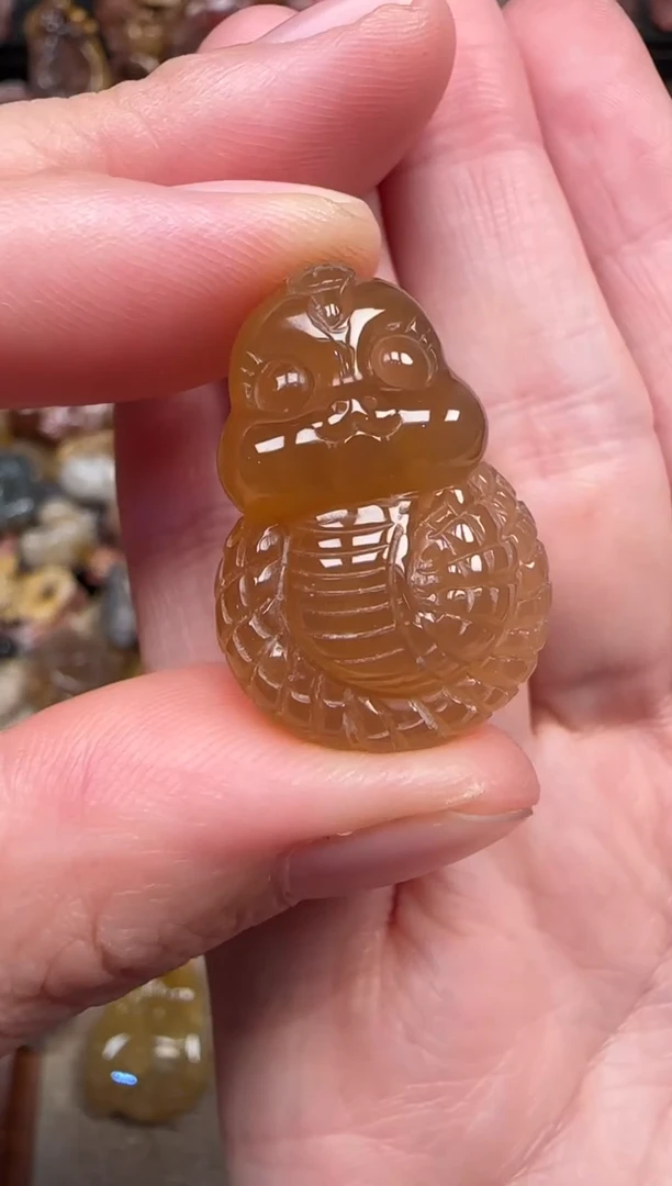 颈饰未镶嵌硅化珊瑚（珊瑚玉）843